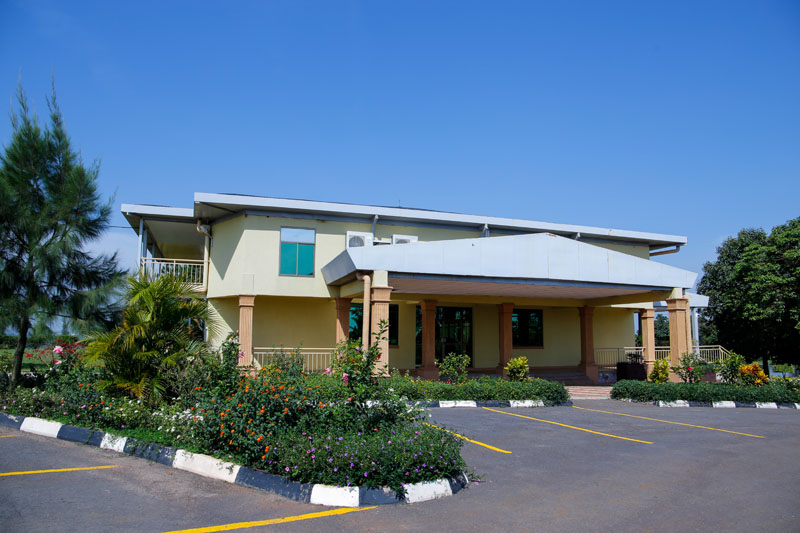 The main resort building at Maya Nature Resort.