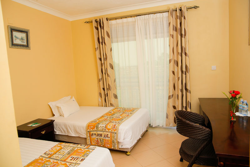 A twin room at Maya Nature Resort.