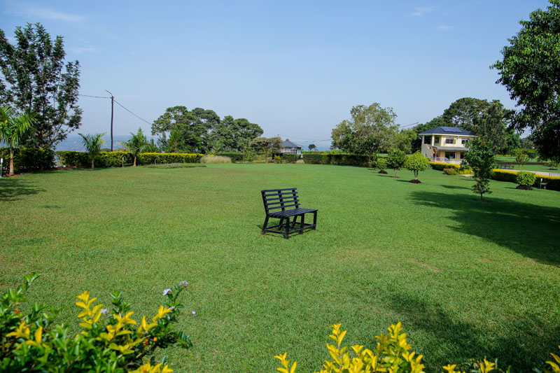 A quiet garden bench at Maya Nature Resort.