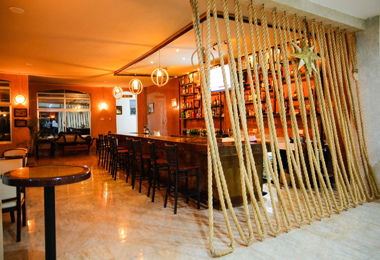 The dining hall at Maya Nature Resort.