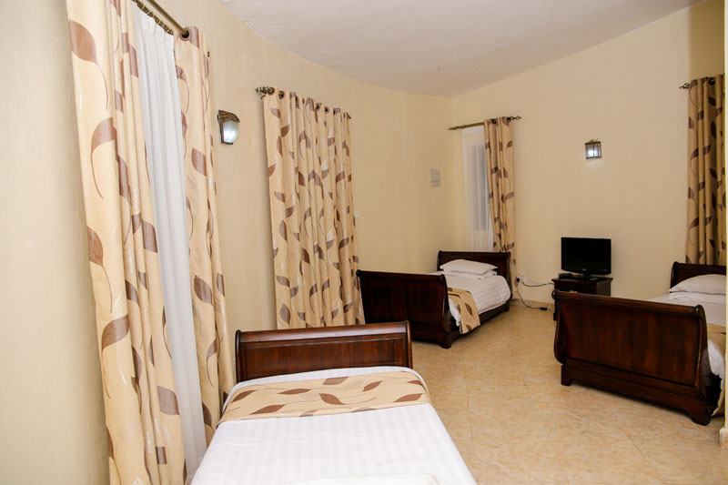 A cosy room at Maya Nature Resort.