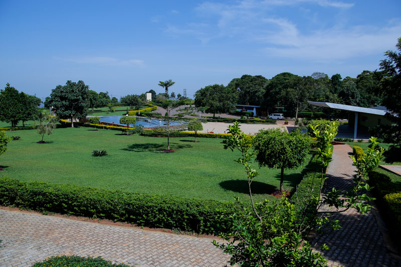 Open grounds at Maya Nature Resort.