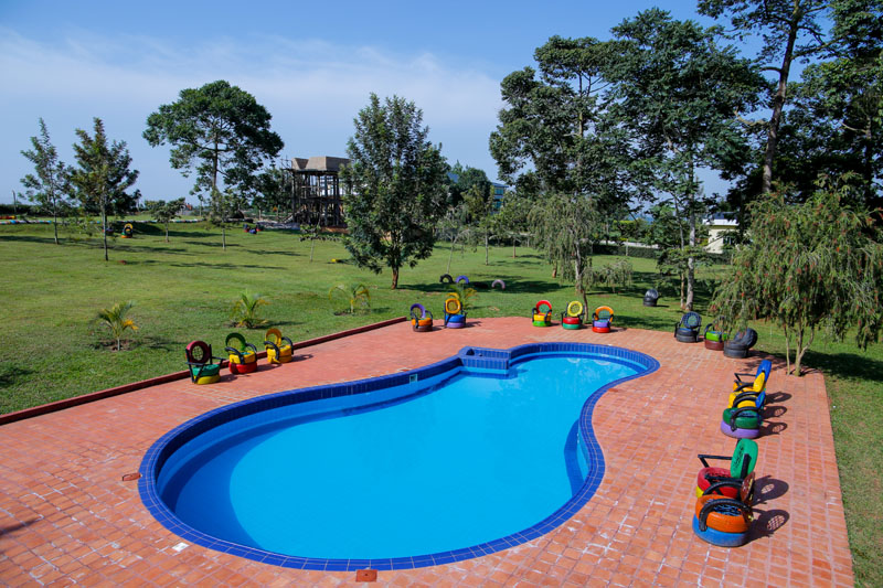 The pool at Maya Nature Resort.